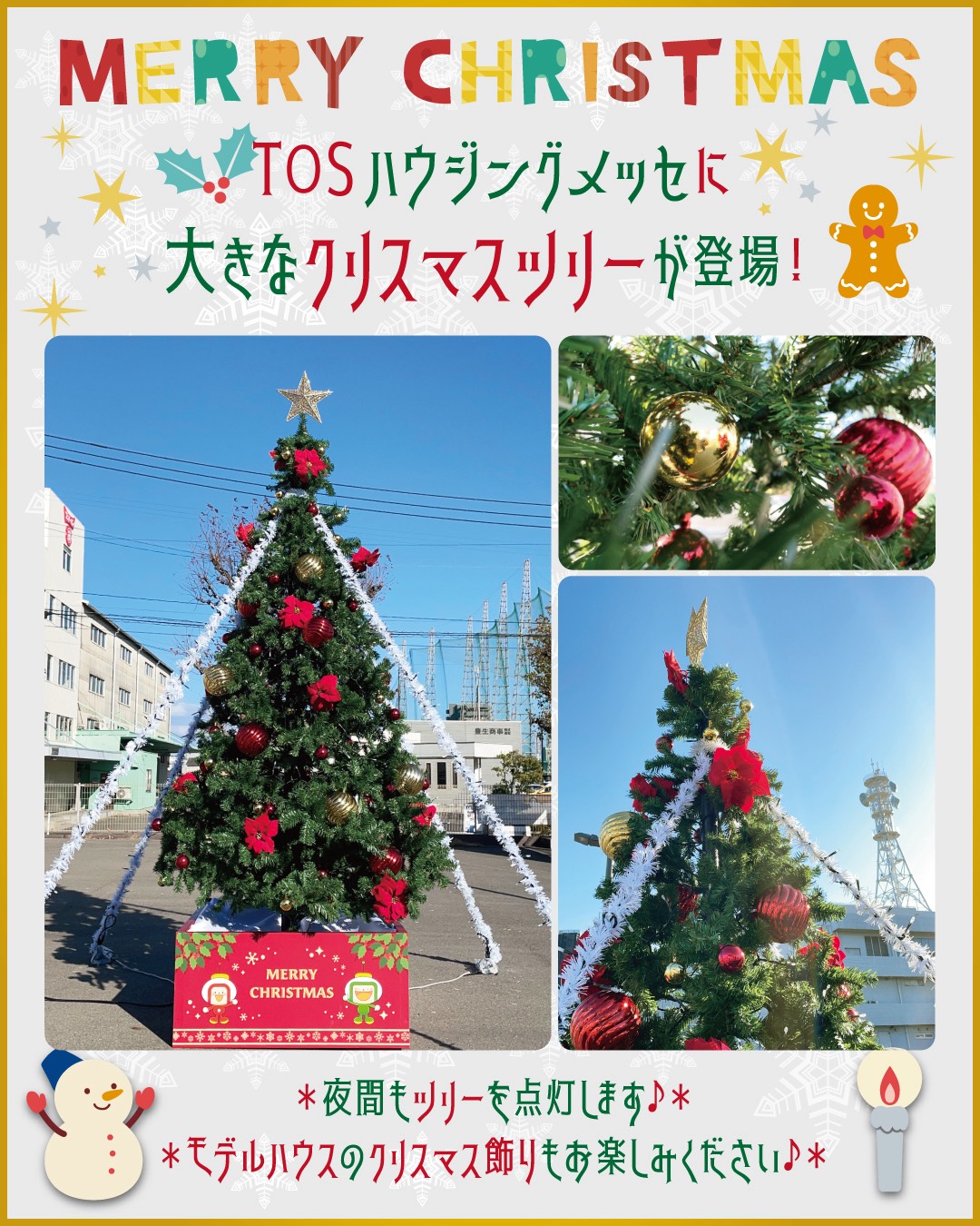 ★ 大きなクリスマスツリーが登場 ★